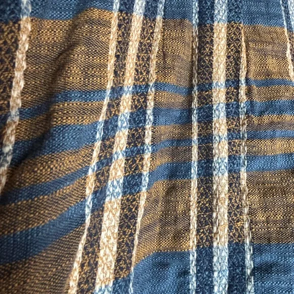 Gorgeous Spartina 449 Tillie Midi Shirt Dress in Kalalanta Plaid Navy - Picture 4 of 8